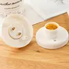 E27 Screw Cap Socket White Ceiling Light Lamp Bulb Fixing Base Stand Light Bulb Holder Lamp Socket For Home 6a 4