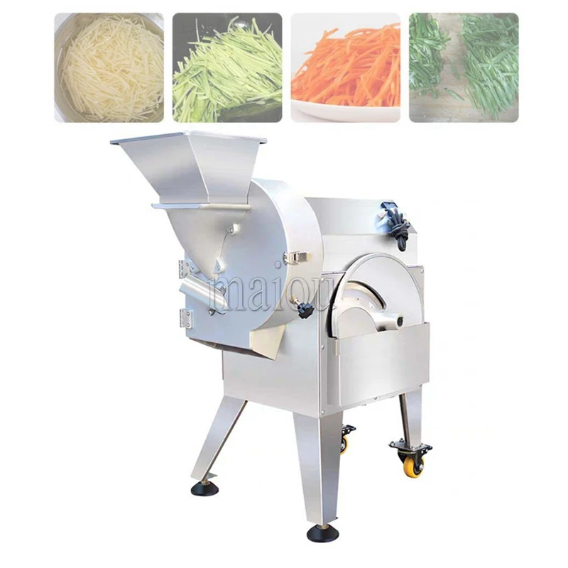 

Large Fully-Automatic Electric Commercial Multifunctional Vegetable Cutter Potato Radish Shreding Slicing Dicing Cutting Machine