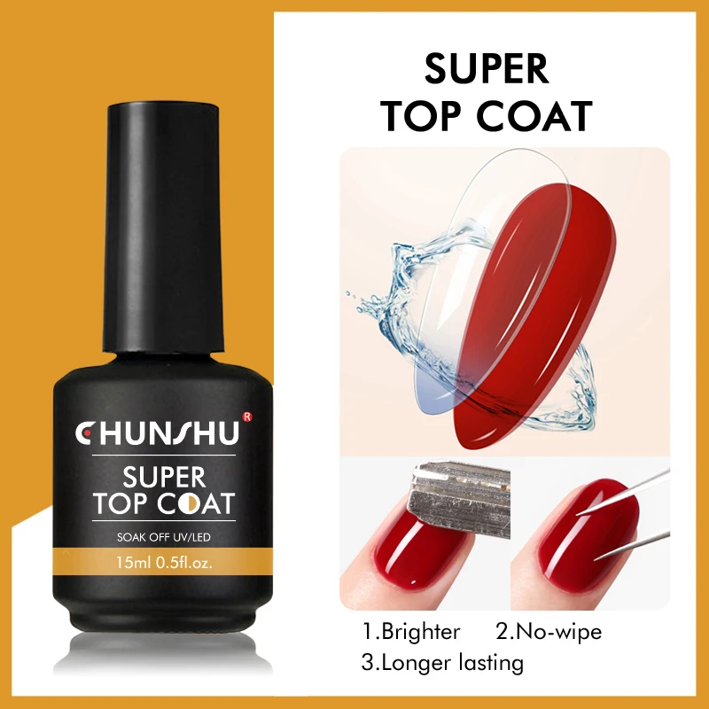 CHUNSHU TPO Free 6 IN 1 Extension UV Gel Polish In A bottle Builder Nail Gel Rubber Base Coat Semi Permanent Nails Art 15 мл
