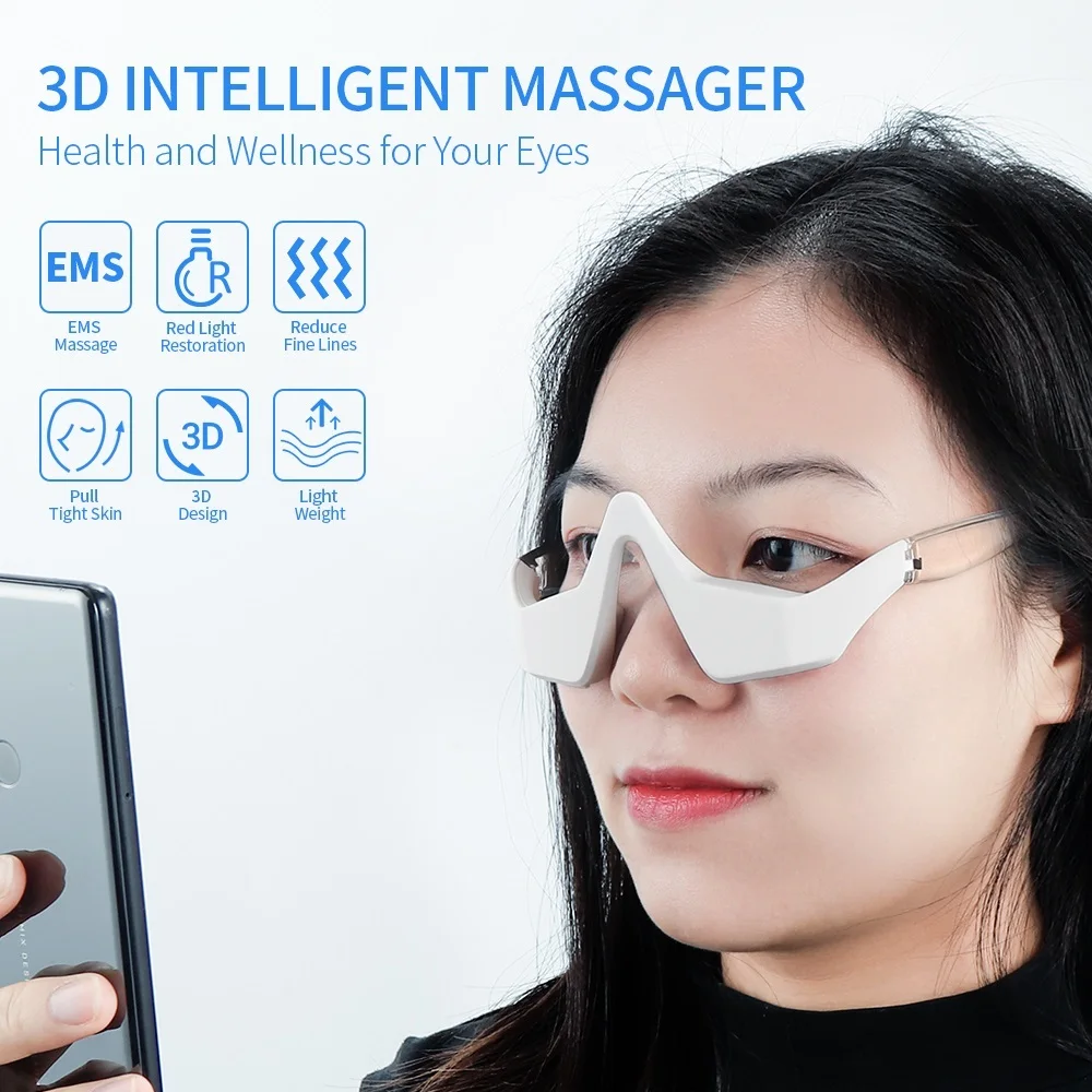 Eye Massager Relieves Eye Fatigue Eyes Massage Glasses Eye Fatigue Relief Massager 2