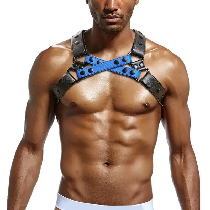 Harness Men Fetish G Leather Bdsm Bondage Uomo Giocattoli Sexy Per Coppie Body Lingerie Fetish Erotic Men Sexy Outfit