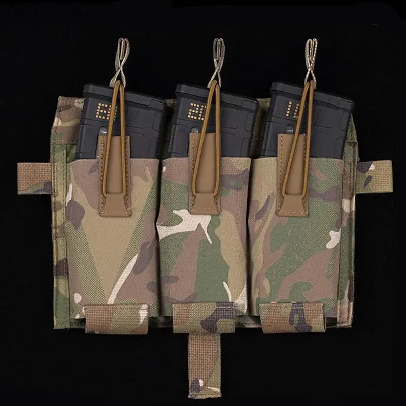 

Тактическая Тройная сумка M4 для магазина, винтовка Molle 5,56 мм, Магнитная сумка для AR 15 AK47, кордурная винтовка, магнитный держатель, сумка, Охотничьи аксессуары