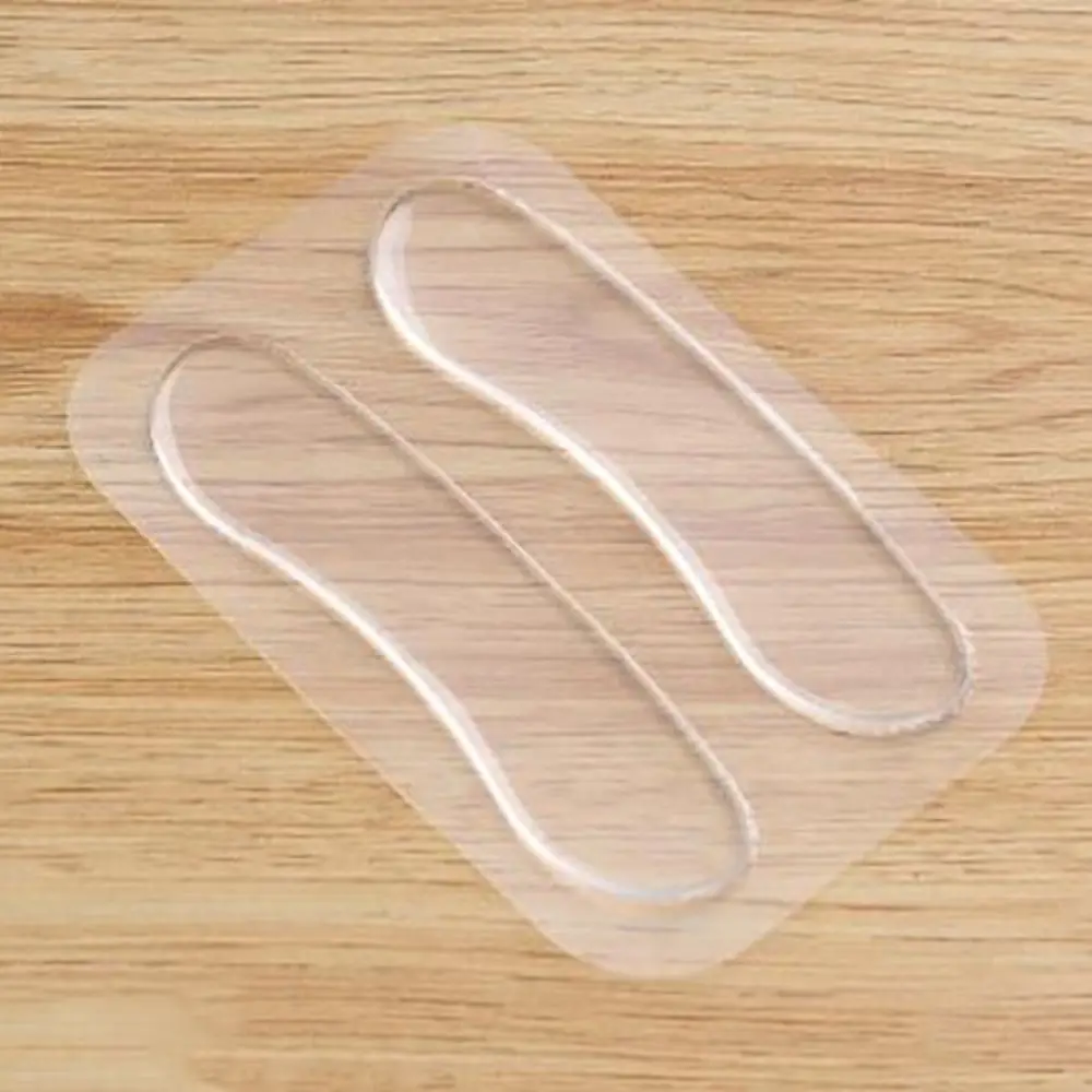 1쌍 젤 실리콘 힐 그립 젤 쿠션 자가 접착 신발 깔창 패드 10cm 보호대 뒤꿈치..