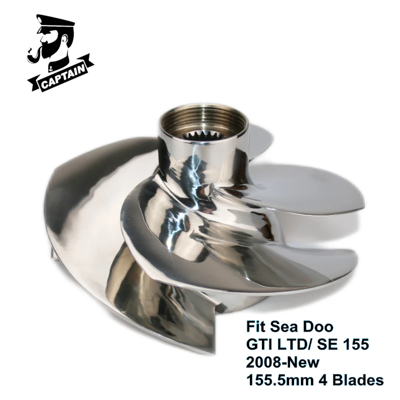 Jet Ski Impeller Parts 155.5mm Fit Seadoo Brp Gti Ltd 155 Gti Se 155 Gti / Se 130 2008new
