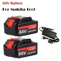 Batterie Lithium-Ion Rechargeable haute capacité 88V, pour outil électrique sans fil, batterie de remplacement pour outil Makita 88V 1