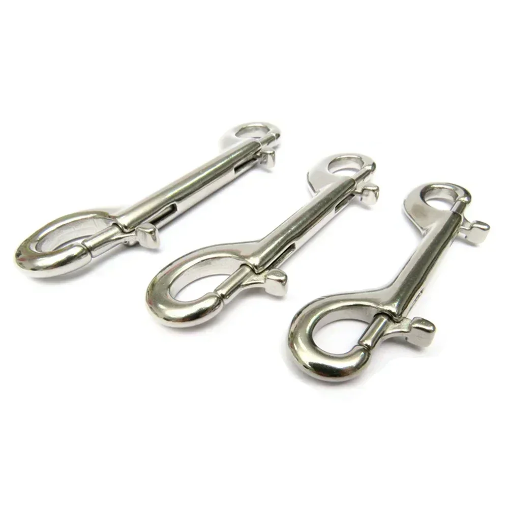 Scuba Diving Accessories Scuba Diving Quick Carabiner Swivel Eye Bolt Double Ended Snap Bolt Hook Clip Equipment Back Fly Side Hanging BCD 316 Hook,spring snap hook
