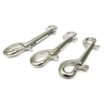 Scuba Diving Quick Carabiner Swivel Eye Bolt Double Ended Snap Bolt Hook Clip Equipment Back Fly Side Hanging BCD 316 Hook 1