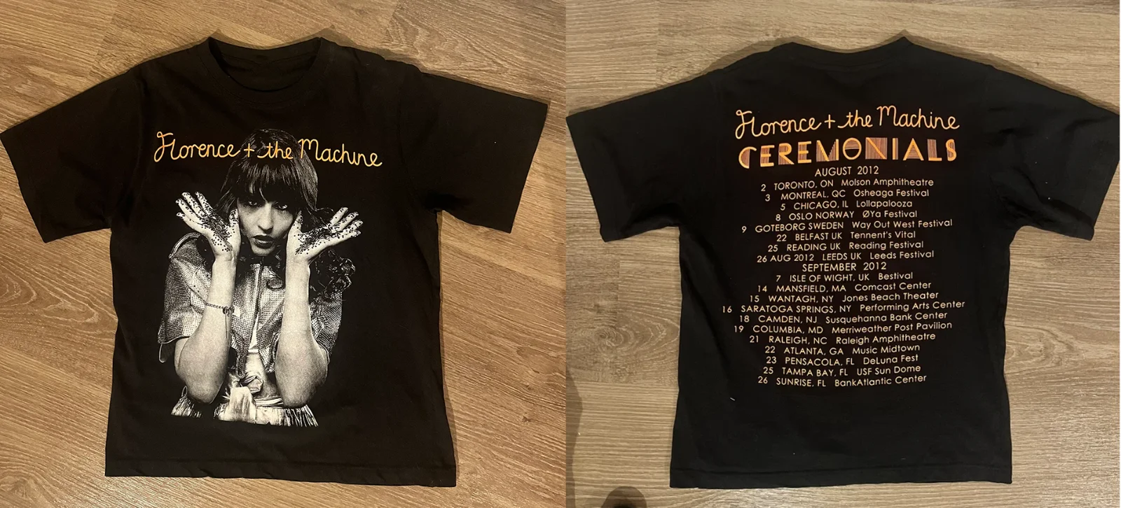 Florence + the Machine Ceremonials Tシャツ 2 sides Florence and the Machine Ceremonials Shirt Black Unisex S