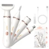 Sejoy 4 in 1 Electric Lady Shaver, Body Hair Trimmer Removal Epilator, Painless Cordless Trimmer Razor for Armpit Bikini Arm 1