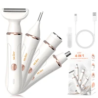 Sejoy 4 in 1 Electric Lady Shaver, Body Hair Trimmer Removal Epilator, Painless Cordless Trimmer Razor for Armpit Bikini Arm 1