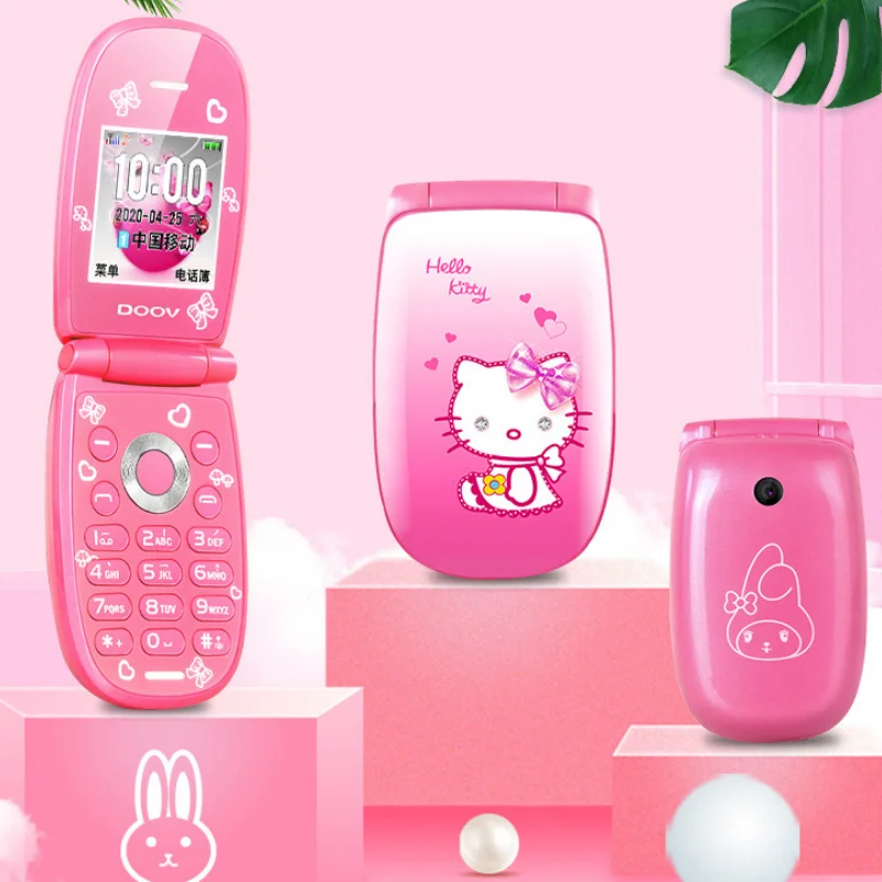 Case Aliexpress Hello Kitty Flip Phone Cute Cartoon Sanrio Hello