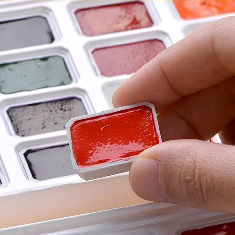 Watercolor painting set Rosa 16/24 Colors Solid Watercolor Paint Full Pans watercolor painting set,watercolor paint,watercolor pigment