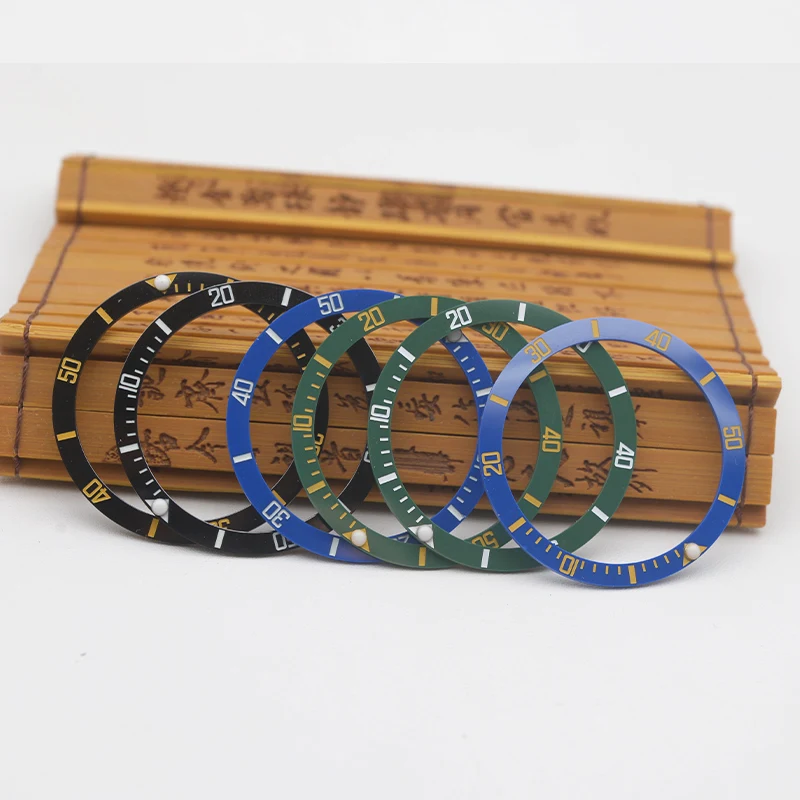 38X31.6Mm Skx Watch Inserto Lunetta In Ceramica Adatto Per Seiko Skx007 Sub Watch Case Nh35 Nh36 Case Anello Con Lunetta In Ceramica