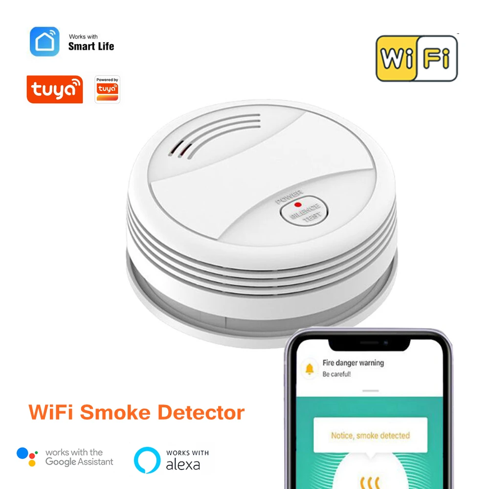 Home Security System Rookmelder | Smart Home Smoke Sensor System - Wifi  Smart - Aliexpress