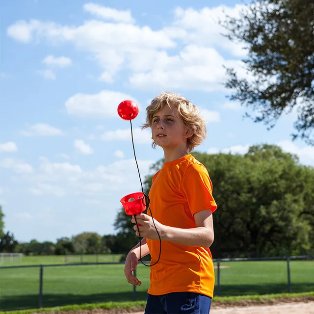 Catch a Ball Set Toy Throw and Catch Ball Cup Game Hand Eye Coordination Training Launcher Baskets Kid Outdoor Indoor Sport Toy 3
