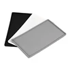 Silicone Flat Tray Square Anti-slip Bathroom Soap Tray Coffee Tea Cutlery Holder 4