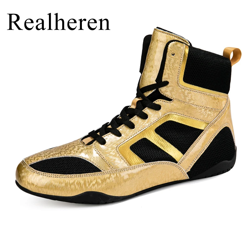 

Men Women Boxing Boots Wrestling Shoes Big Size 46 47 Zapatilla Boxeo Hombre