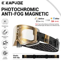 KAPVOE K722 Outdoor Photochromic Ski Snowboard Goggles Women Men Skiing Eyewear Mask Snow Sports Anti-Fog UV400 Glasses Lens 1