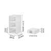 3/6 Stable Shoe Box, Easy to Assemble Portable Shoe Cabinet, Stackable Shoe Rack Organizer, Acrylic Shoe Boxes 5