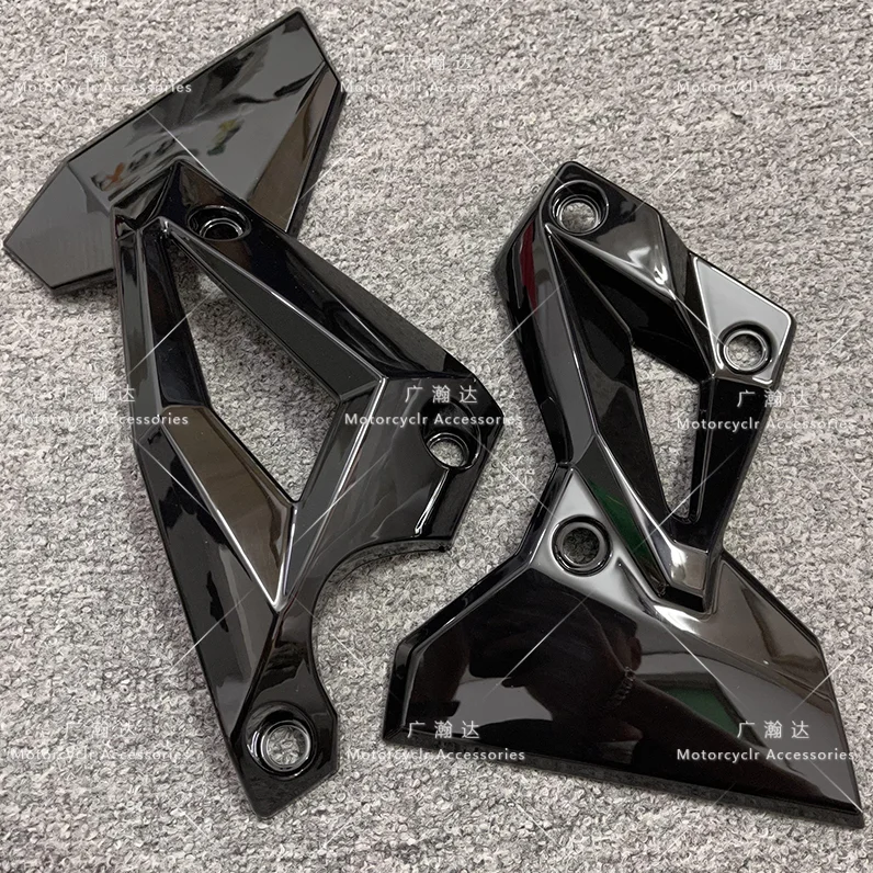 Glossy Black Side Frame Radiator Guard Fairing Fit For KAWASAKI Z400 Z 400 -