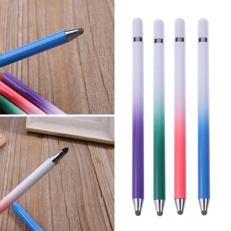 896F Universal 2 In 1 Stylus Drawing Tablet Pen Capacitive Screen Touch Cloth Pens Mobile Androids Phone for Smart Tablets stylus pen touch pen