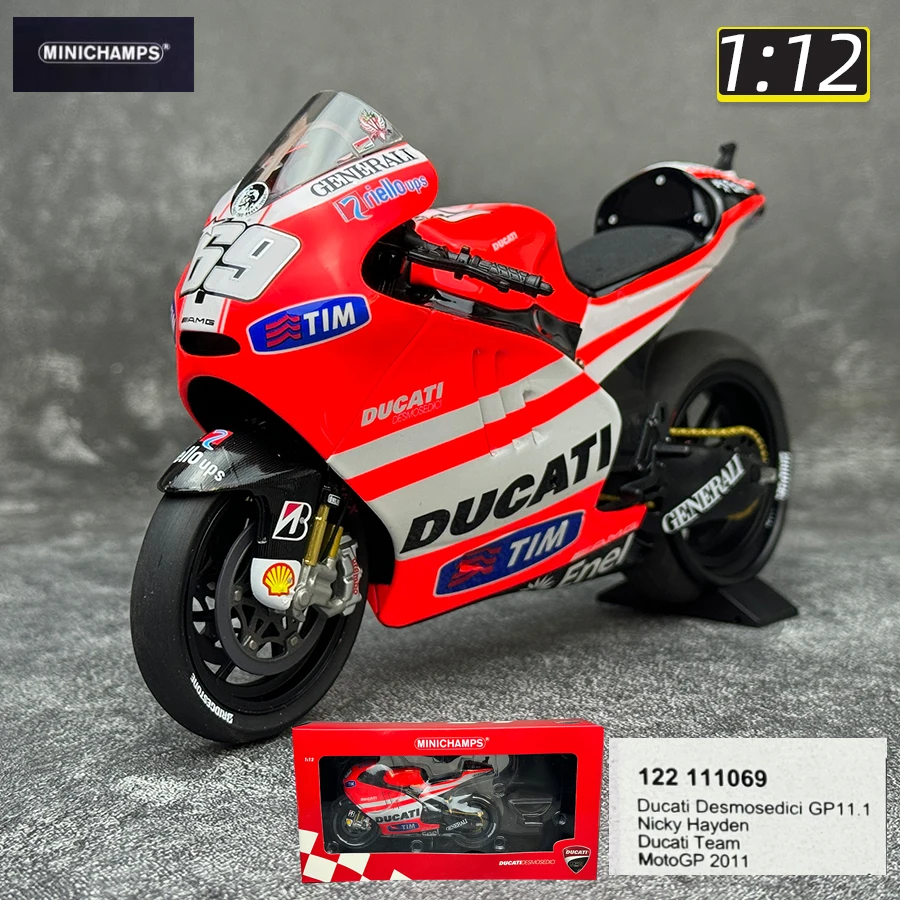 Minichamps 1/12 New FOR YZR-M1 RC213V GP11 Metal motorcycle model