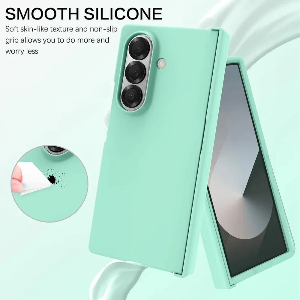 Luxury Candy Colored Foldable Protective Phone Case - Solid Color Shockproof Bumper Hard Cover