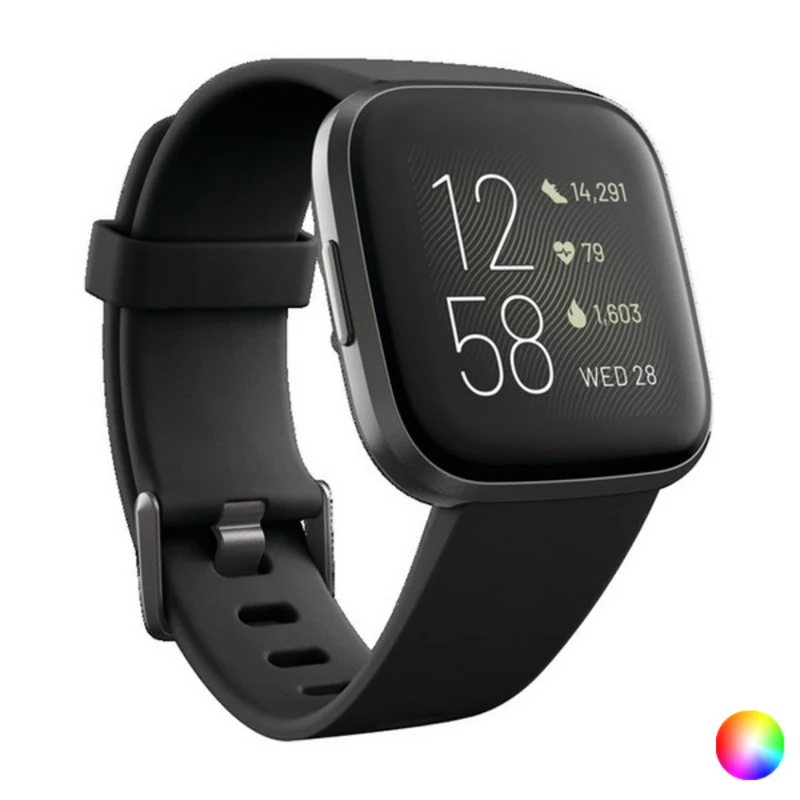 Смарт-часы Fitbit Versa 2 1 4 дюйма AMOLED Wi-Fi 165 мАч | Электроника