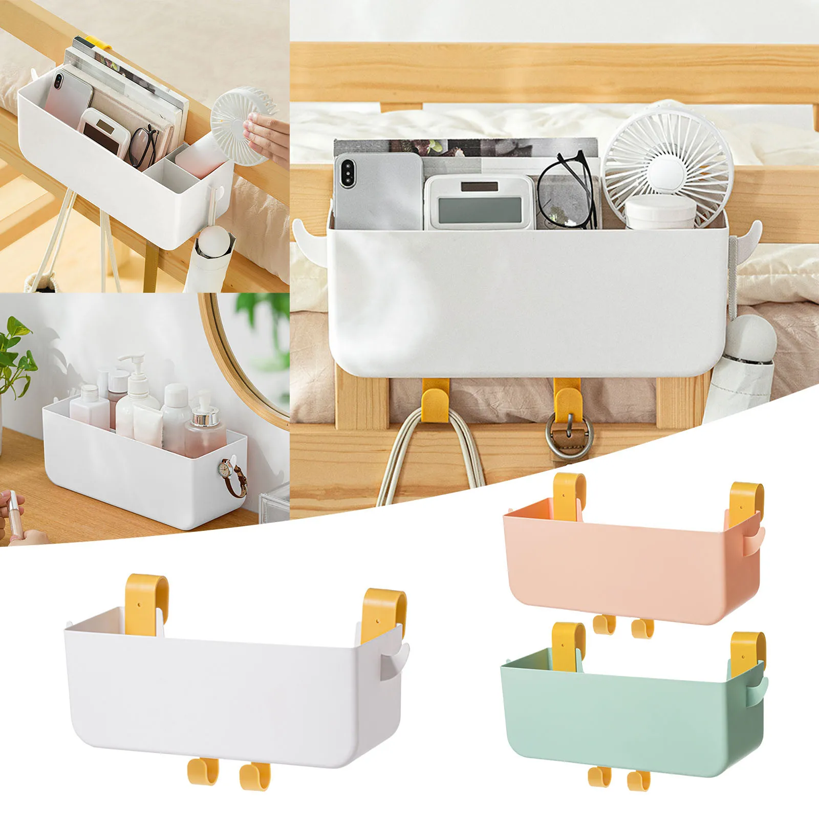 Student Bedside Hanging Basket Dormitory Upper Bunk Storage Rack