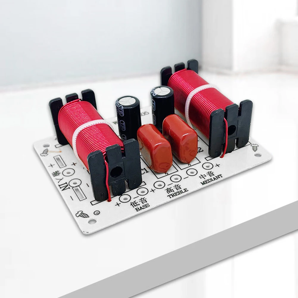 150W 3 웨이 오디오 스피커 크로스오버 고음 미드레인지 베이스 독립형 크로스오버 HiFi 홈 스피커 필터 주파수 분배기