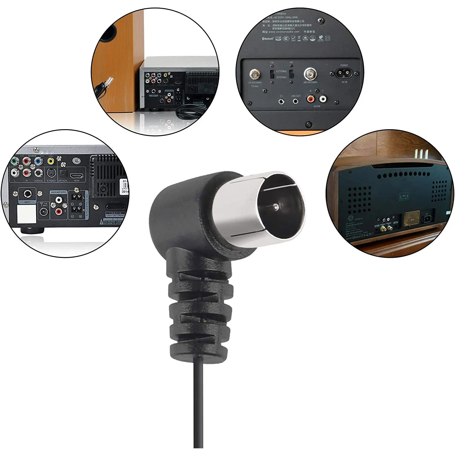 Рисунок 2 - FM-радиоантенна 75 Ом UNBAL F Type Male