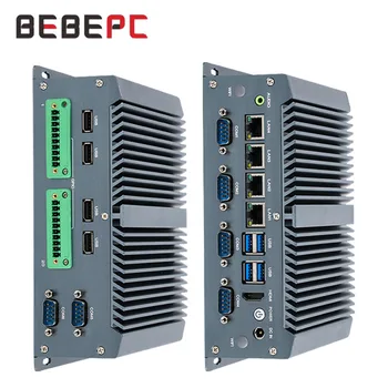 Mini PC Inter Core i5-8250U con 1xDDR4 1xM.2 NVME 4xUSB3.0 4xUSB2.0 Supporto Computer POE personalizzato per Win10 Pro Ready industriale 1