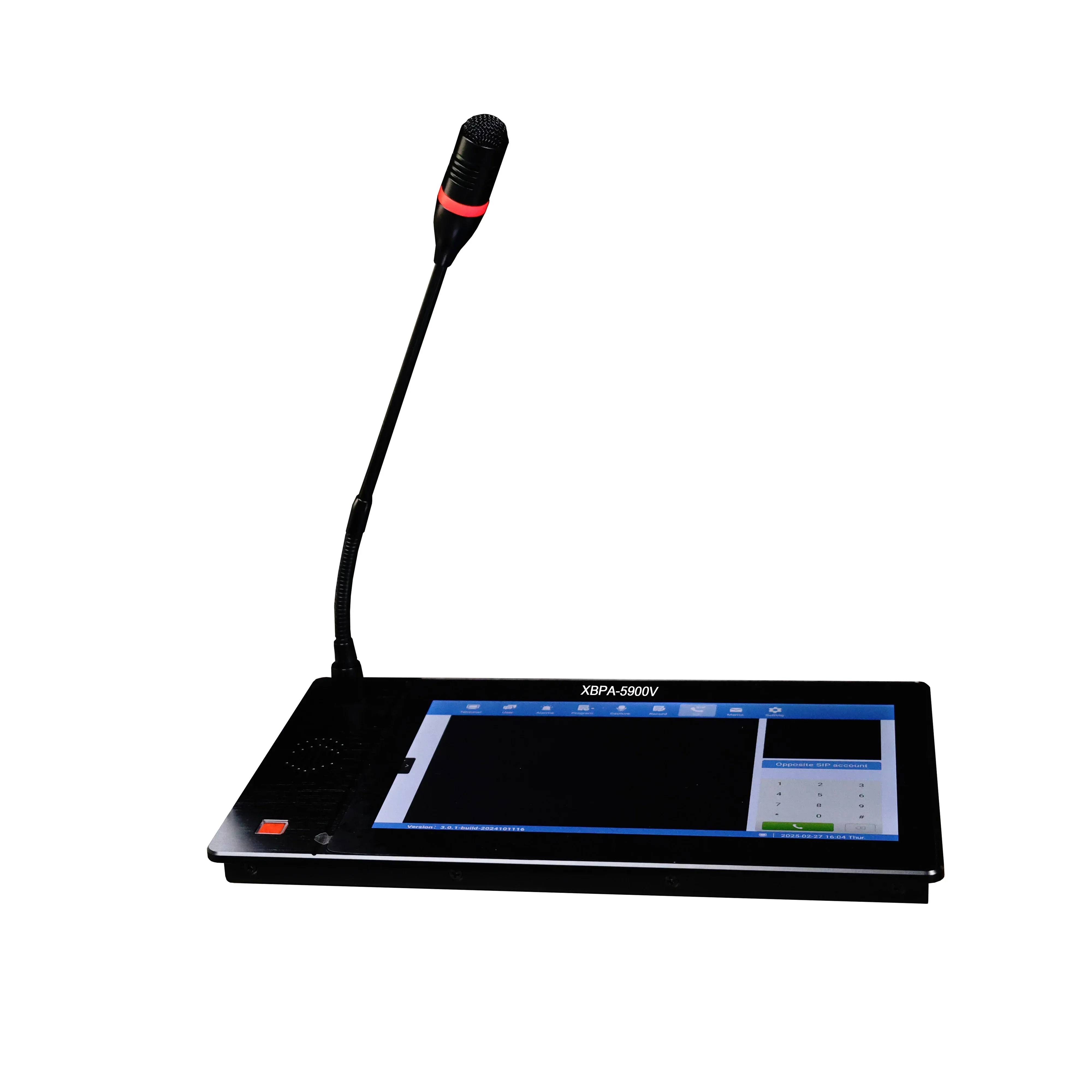 XBPA-5800B 마이크 호스트 IP 인터콤 시스템 야간 투시 기능 리셋 기능 지원 SIP 계약 제조 장비 공급업체