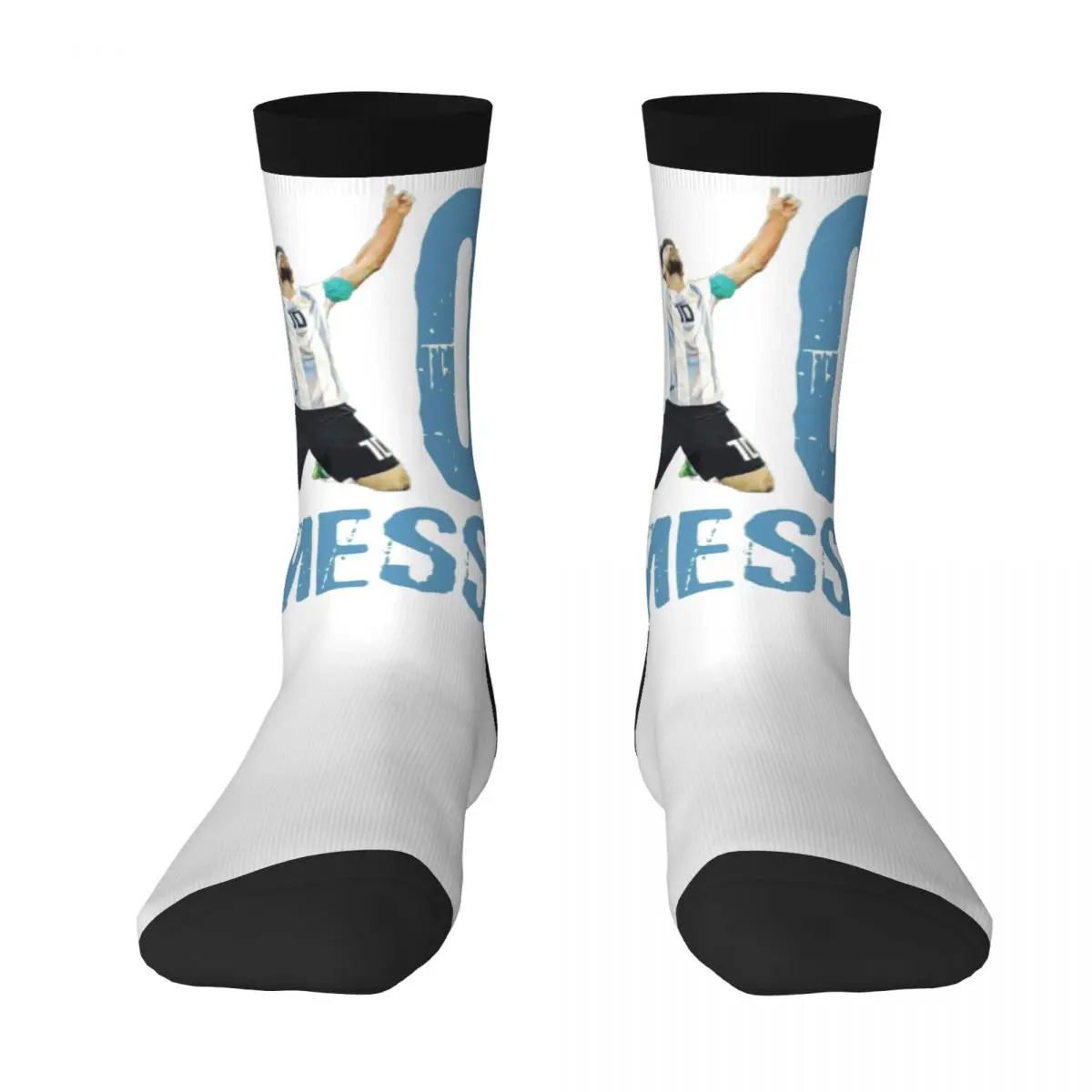 

Argentina Lioneler And Messi Football Gift Stocking Vintage The Best Buy Funny Joke Color contrast Blanket roll Elastic Socks