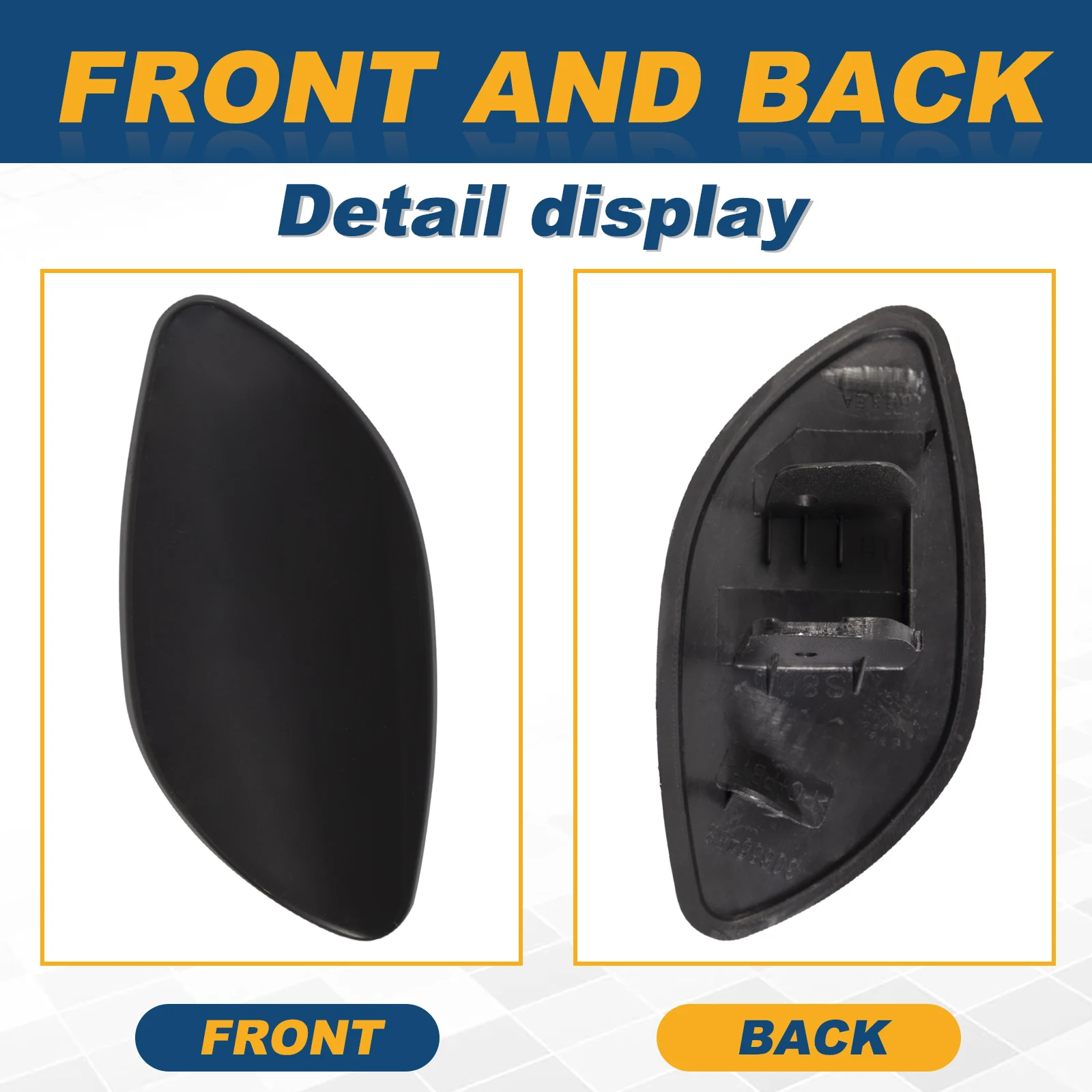 Front Bumper Headlight Washer Jet Nozzle Cover for VOLVO S80 2007-2013