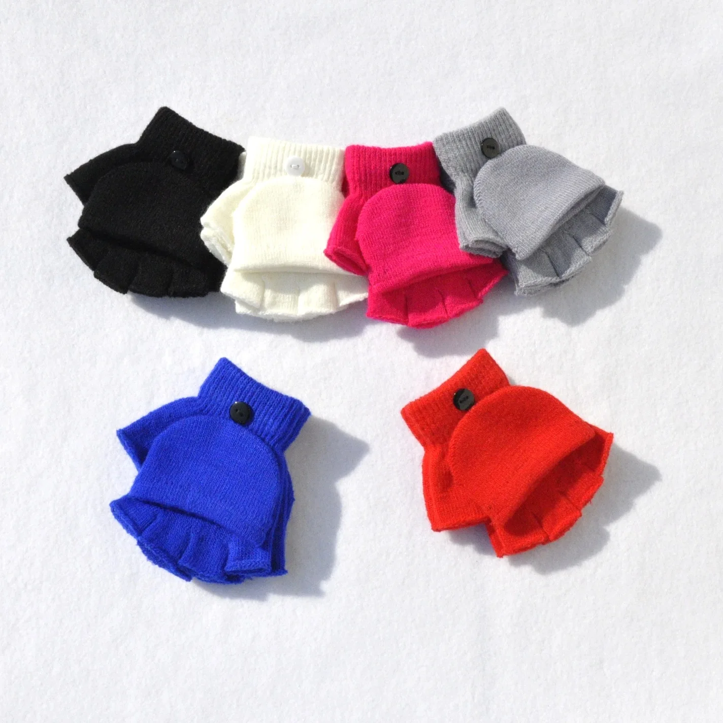 Baby Gloves winter gloves,baby mittens for 5-11Y Thickened Warm Knitted