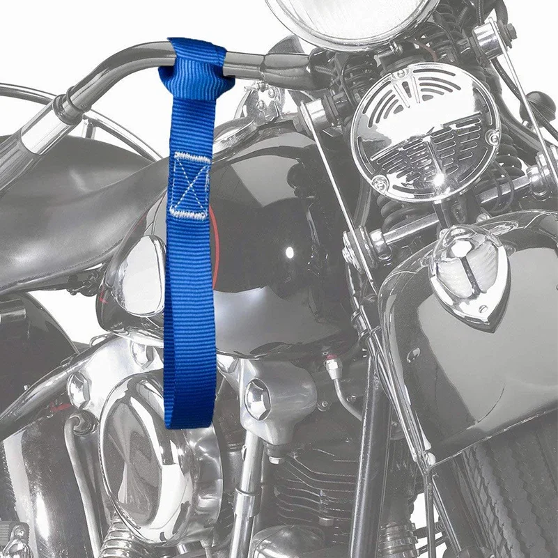 Cargo Straps 6pcs Soft Loop Tie Down Straps For Securing Cargo ATV UTV Motorcycles Scooters Dirt Bikes Lawn Garden Equipment 15.9inch/40.5cm