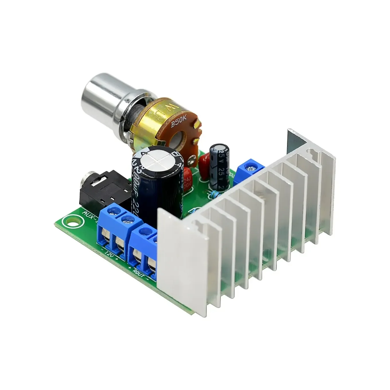 Module Amplificateur Audio Numérique TDA7297 2x15W – Kit DIY à Monter Soi-même, Alimentation 12V AC/DC