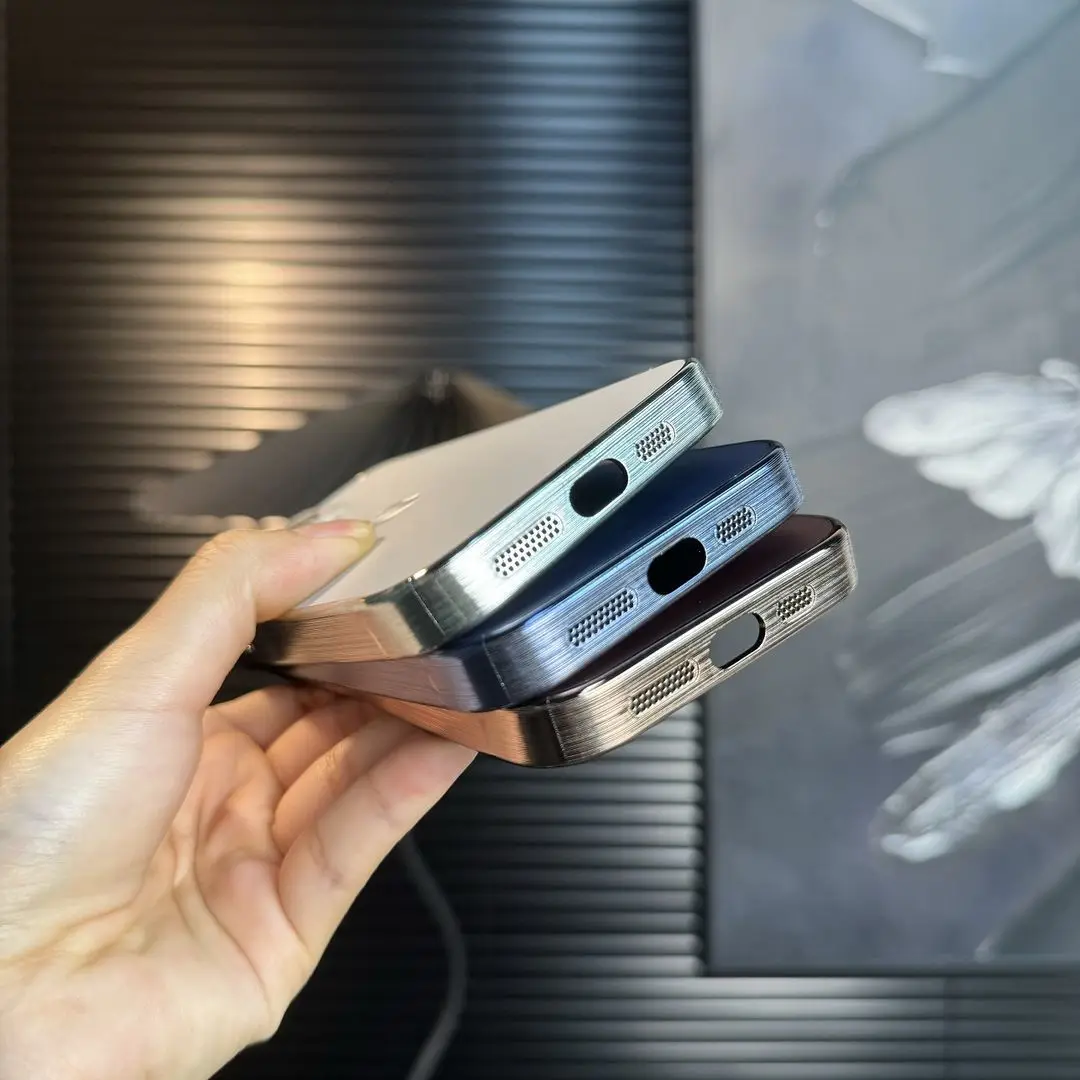 

Чехол для телефона promax 15 с матовой титановой текстурой, подходит для Apple, подходит для iphone, смена секунд, покрытие 16, 14, полный комплект