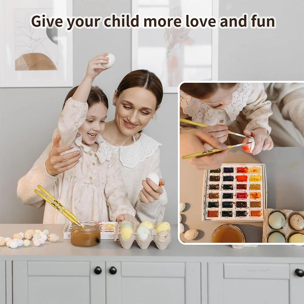 11pcs Professional Fine Detail Paint Brushes Set with Ergonomic Handle Nylon Miniature Painting Brushes for Acrylic Watercolor 4