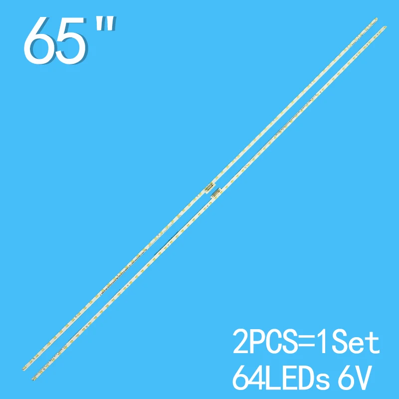 

2Pcs/Set LED Backlight TV Strip ST0650A68_64LED_L/R 734.03507.000 KD-65X8500F KD-65X8566F KD-65xd8599 KD-65X8588G KD-65V8G