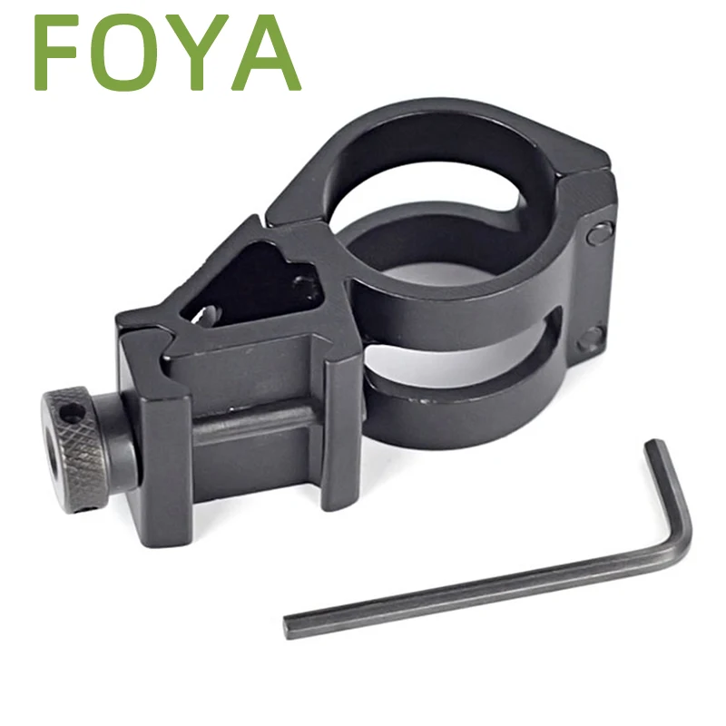 25.4mm/30mm Quick Release Offset Flashlight Scope Mount 45 Degree Scope Mount For 20mm Picatinnly Rail Hunting Gun Accessories