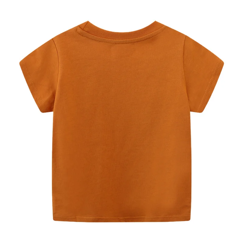 Jumping Meters 2-7T New Arrival Summer Boys Girls Tees Animals Tshirts Print  Kids Tops Cotton Fashion Baby Clothing 2