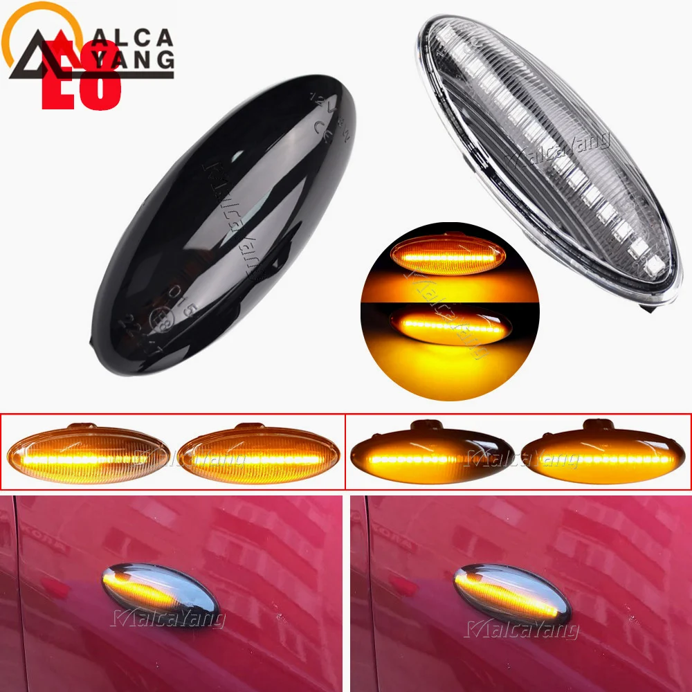 TECTICO LED Dynamische zijmarkeringslichten knipperlichten Canbus