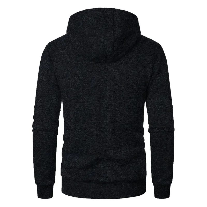 Men's Hoodies Spring Autumn Casual Solid Zip Up Hoodie Men Sweatshirts Long Sleeve Hooded Sweatshirt Zipper Cardigan Streetwear