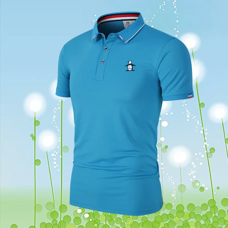 Polo shirt Munsing wear Men's Summer Polo Fashion Sports Leisure Men's Golf Clothing Polo