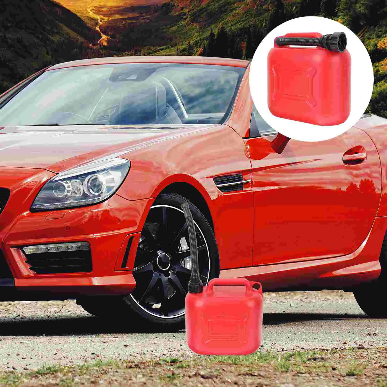 

Portable Gasoline Tank Multi-function Gasoline Bucket Professional Gasoline Container 5L