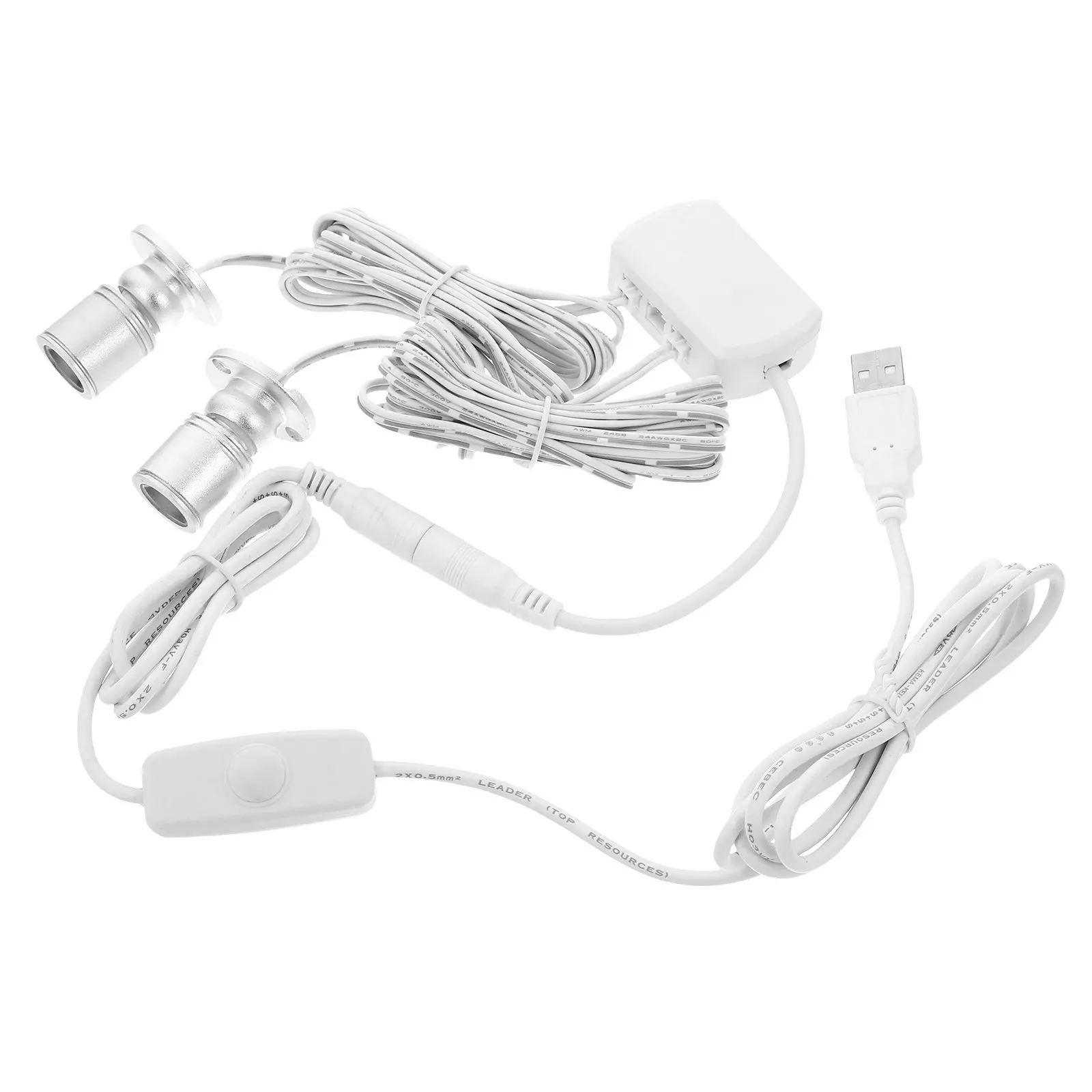 USB 전원 미니 LED 스포트라이트, 보석 진열장, 실내 쇼케이스용, 작고 세련된 디자인, 무타공 설치, 밝은 조명