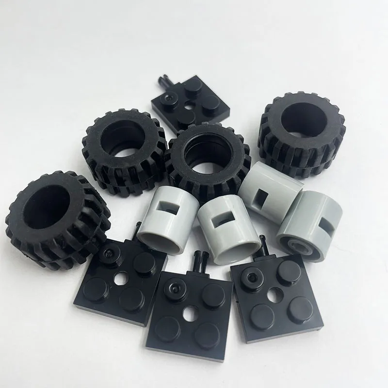 Wheel Car Tire 87697 6014 Vehicle Building Block MOC Toy Gift Play Decoration Boy City DIY Collection