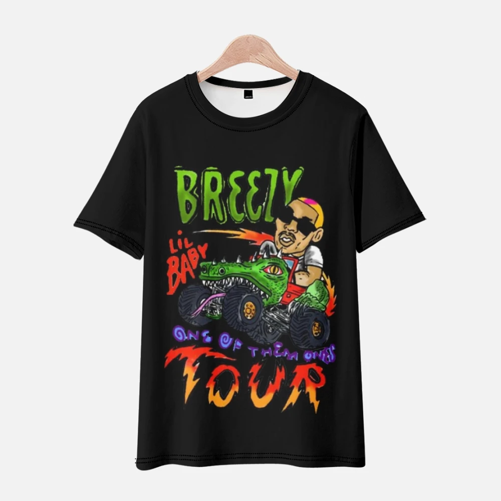 Chansons De Chris Brown Breezy T shirt Chris Brown & Lil Baby, un d'entre eux, Tour, nouvel Album, Breezy  Merch, 2022 | AliExpress
